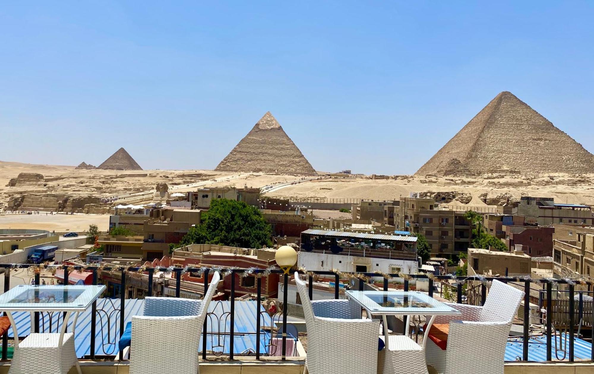 Golden Pyramids Inn Kafrat al Jabal Екстер'єр фото